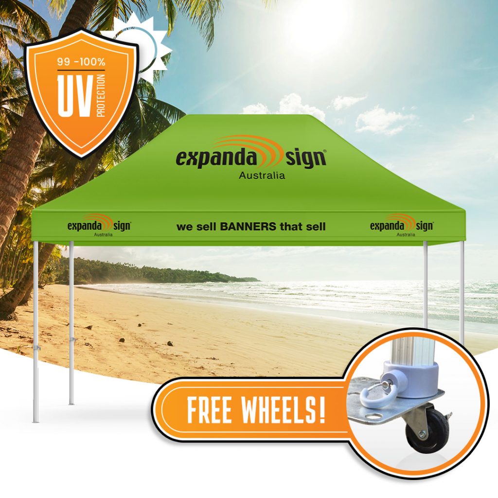 Sun Smart Marquee with FREE Wheels to fit 4.5m and 6m