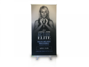 Eco pull up banner