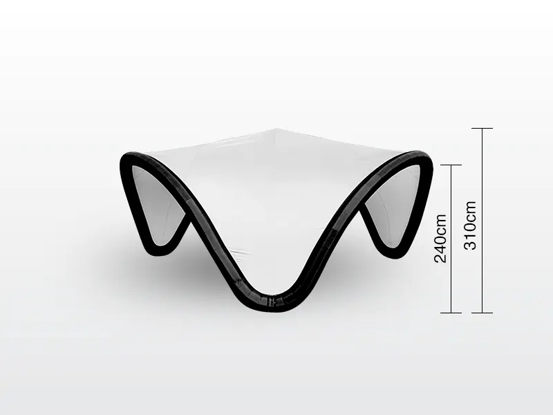 6.6mx6.6m Inflatable Tent - Image 3