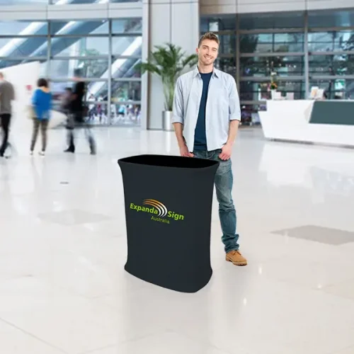 Tension Fabric Counter Display