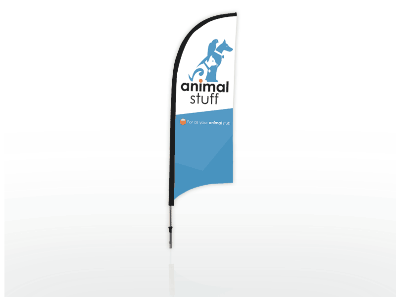 Small feather banner