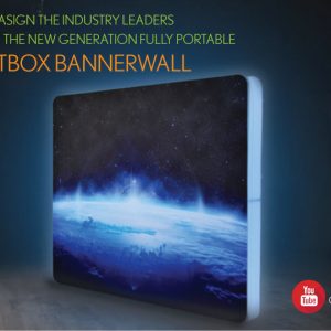 Expandasign the industry leaders launch the new generation fully portable lightbox bannerwall