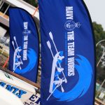 Navy sail banners