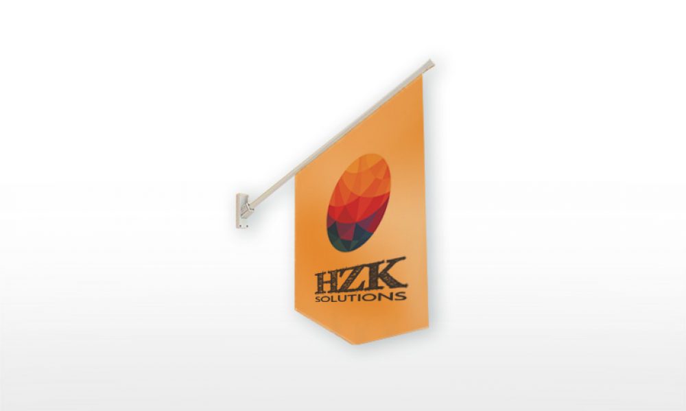 Point of Sale Wall Flag - Pointed