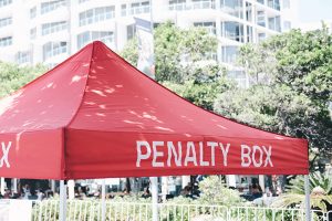 Penalty box marquee