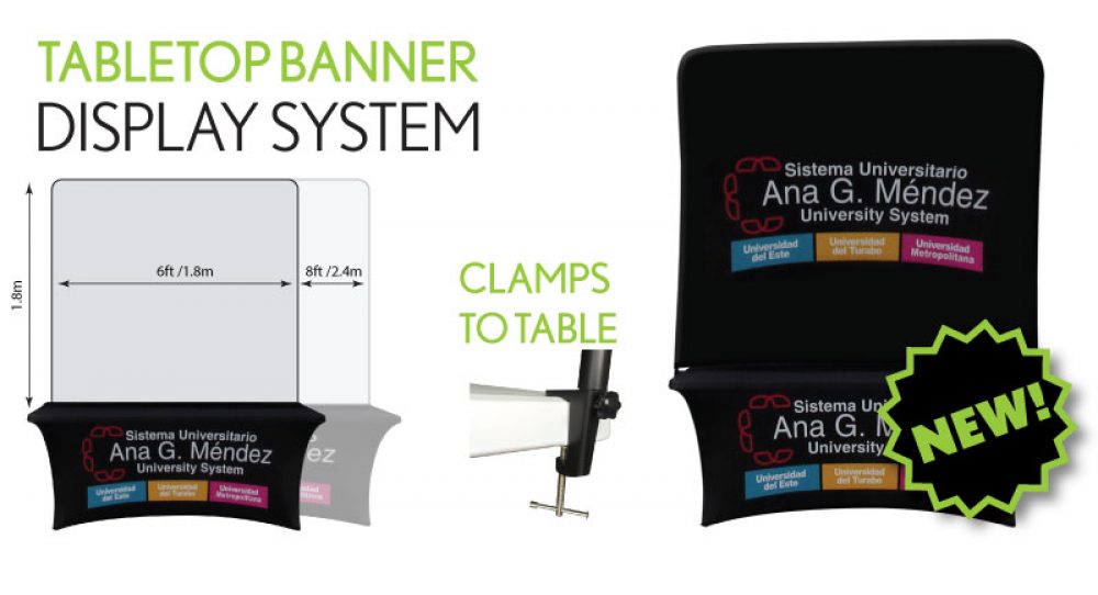BRAND NEW Tabletop Banner Display System Expandasign