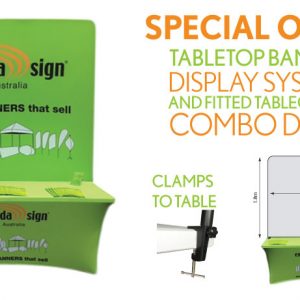 Special offer tabletop banner