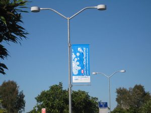Street boulevard banner